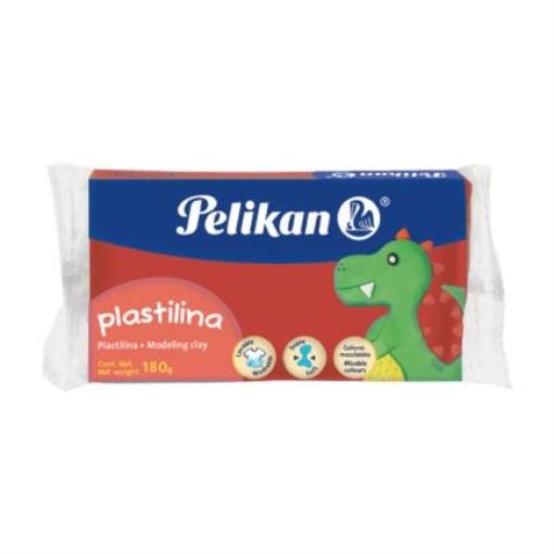 Imagen de PLASTILINA MARKETA PELIKAN ROJA 180 GRS