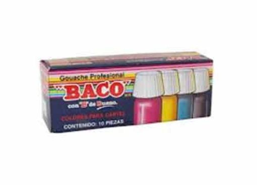 Imagen de PINTURA BACO P/CARTEL 20ML CAFE #57-A PQTE/10