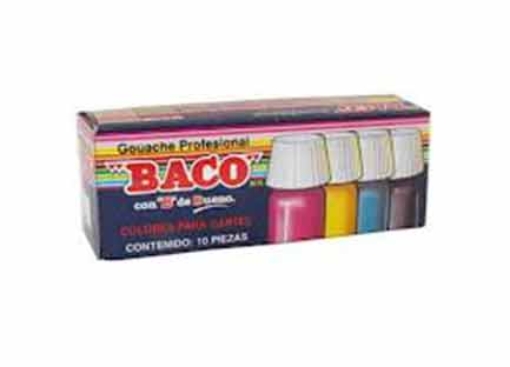 Imagen de PINTURA BACO P/CARTEL 20ML VIOLETA #60 PQTE/10