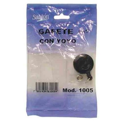 Imagen de PORTA GAFETE SABLON C/YOYO 6X9 CMS
