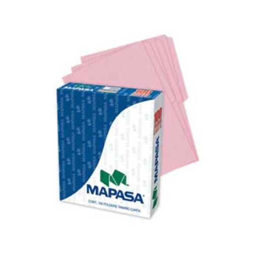 Imagen de FOLDERS MAPASA ROSA CARTA C/100