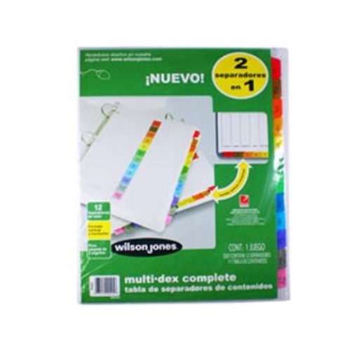 Imagen de SEPARADOR ACCO 445 MULTIDEX BASIC 12 DIVISIONES