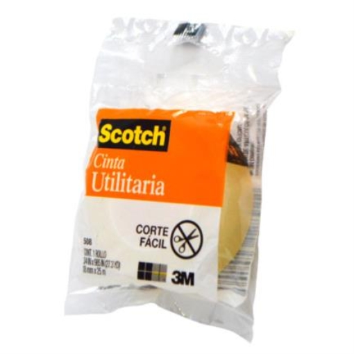 Imagen de Cinta 3M Scotch 508 18mmx25mm Económica en Bolsa C/8