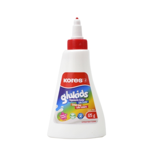 Imagen de PEGAMENTO LIQUIDO  KORES BLANCO GLUKIDS 125GRS