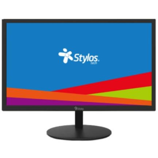 Imagen de Monitor Stylos Tech 18.5" Resolución 1366x768 VGA/HDMI