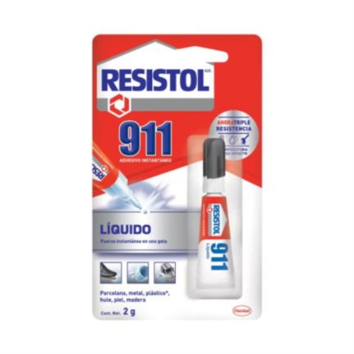 Imagen de PEGAMENTO RESISTOL 911 LIQUIDO 2 GR