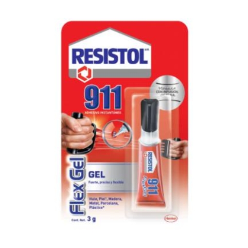 Imagen de PEGAMENTO RESISTOL 911 SUPER GEL 3 GR