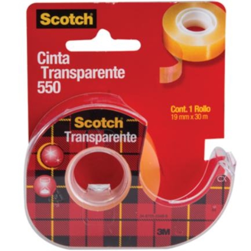 Imagen de Cinta Scotch 3M 550 0.19x30m con Despachador