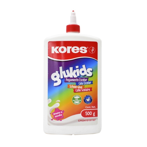 Imagen de PEGAMENTO LIQUIDO KORES BLANCO GLUKIDS 500GRS