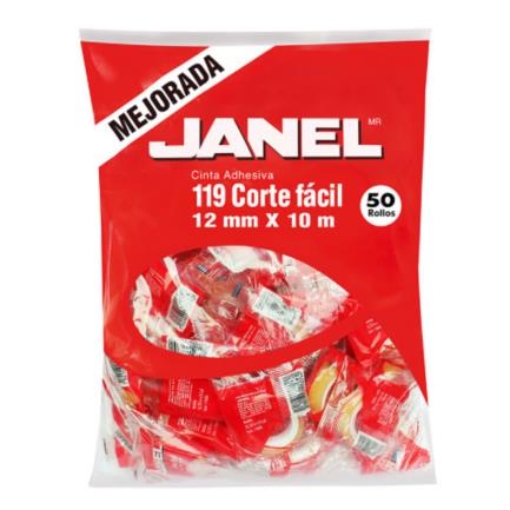 Imagen de CINTA JANEL ADHESIVA 119 12X10 C/50