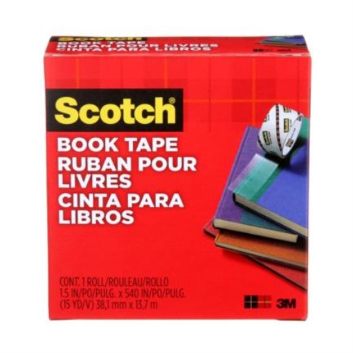 Imagen de CINTA 3M BOOK TAPE .038x13MTS