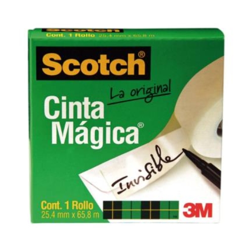 Imagen de CINTA 3M MAGICA ADHESIVA 810 24X65 PZA