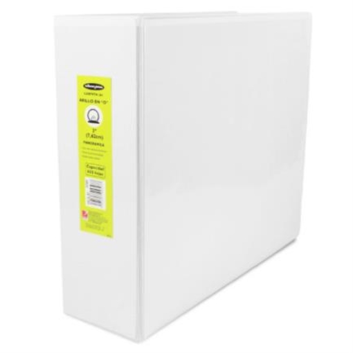 Imagen de CARPETA ACCO 361 VINIL O 3" CARTA BLANCO