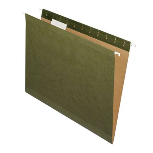 Imagen de CARPETA OXFORD COLGANTE CARTA VERDE TRADICIONAL C/25 PZAS