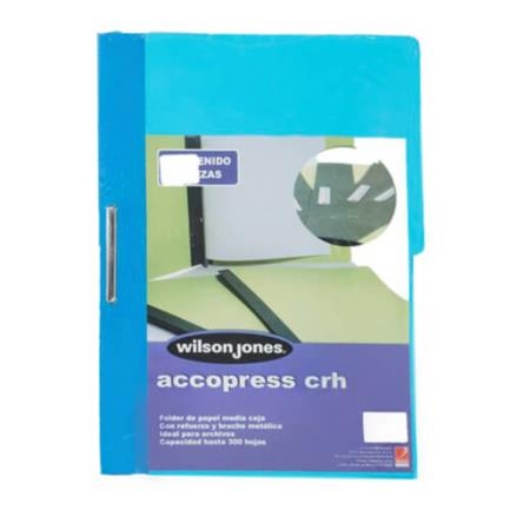 Imagen de ACCOPRESS CRH OFI NP AZ CLARO C/10