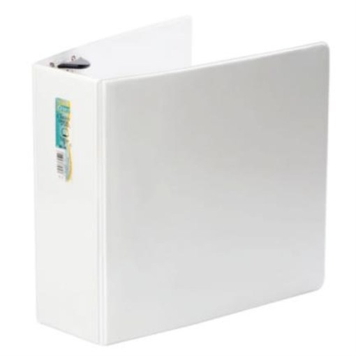 Imagen de CARPETA KINERA VINIL ARO "D" 3" BLANCA C/8