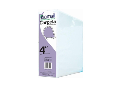 Imagen de CARPETA VINIL SAMSILL "D" BCA 4" P/750HJS C/10