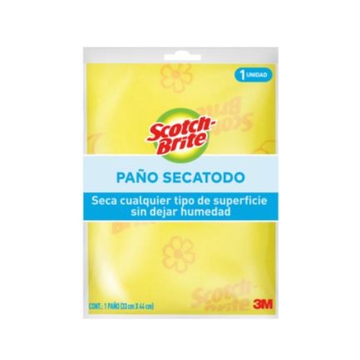 Imagen de Paño Secatodo 3M Scotch Brite 33cmx44cm 1 Pack