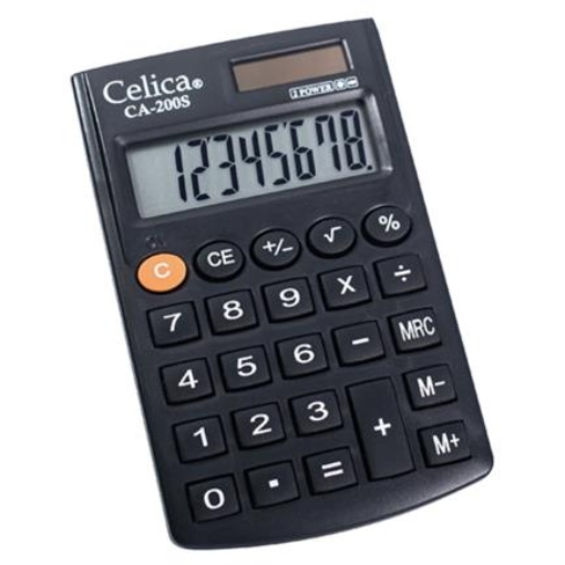 Imagen de CALCULADORA CELICA BOLSILLO 8 DIGITOS C/CARTERA