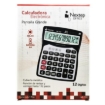 Imagen de Calculadora Nextep 12 Dígitos Pantalla Grande Escritorio Cubierta Metálica Batería/Solar