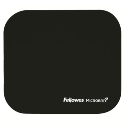 Imagen de MOUSE PAD FELLOWES NEGRO C/MICROBAN