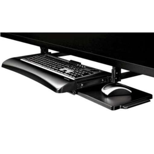 Imagen de Bandeja para Teclado Fellowes Office Suites Debajo del Escritorio Color Negro