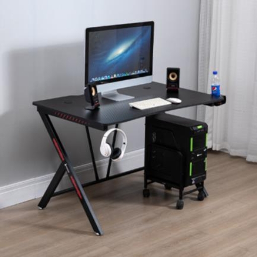 Imagen de Escritorio de Trabajo Nextep Hogar/Oficina Base Metálica 115x73cm Color Negro