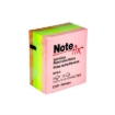 Imagen de NOTAS 3M ADHESIVAS NOTE FIX 3X3 NEON 4 BLOCKS 100HJS