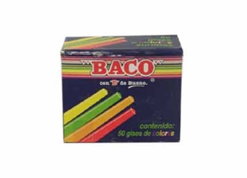 Imagen de GIS BACO COLORES CAJITA C/50 PIEZAS