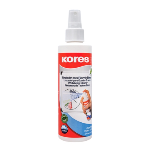 Imagen de LIQUIDO LIMPIADOR P/PIZARRON BLANCO KORES 255 ML