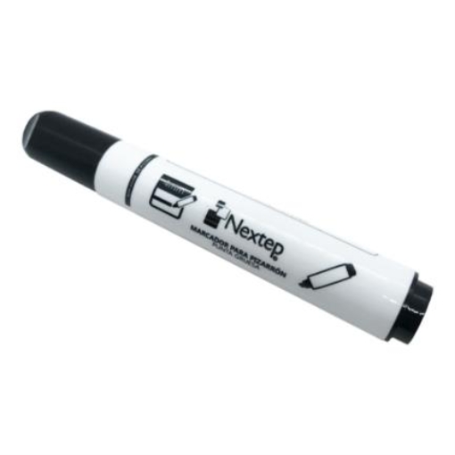 Imagen de Marcador Pizarrón Blanco Nextep Color Negro C/12 Pzas