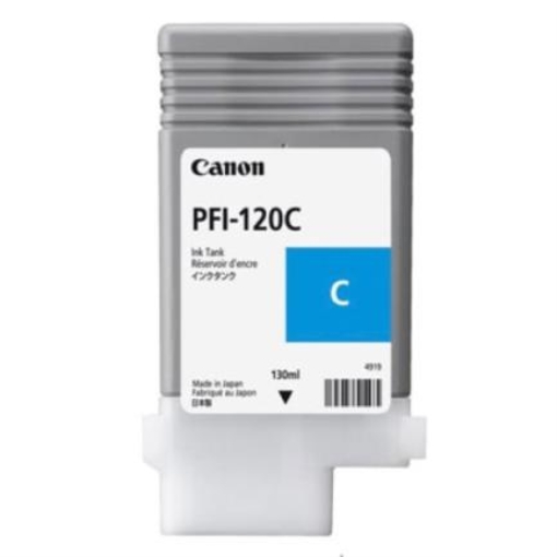 Imagen de Tinta Canon PFI-120C 130ml Color Cian