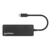 Imagen de Hub Manhattan USB 3.2 Gen1 Tipo C 4 Puertos USB-A