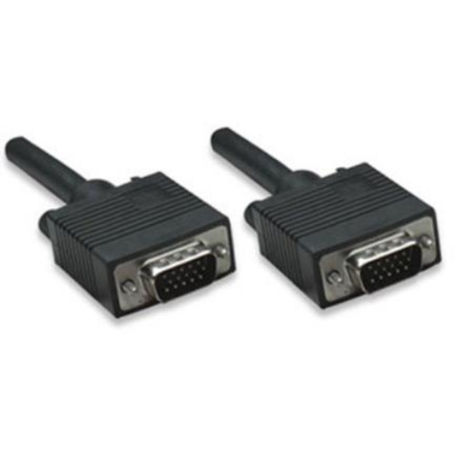 Imagen de Cable Manhattan SVGA 8mm HD15 M-M 11m Color Negro