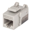 Imagen de Jack Intellinet Keystone Cat6a de Impacto UTP Color Gris