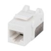 Imagen de Jack Intellinet Keystone Cat6a de Impacto UTP Color Blanco
