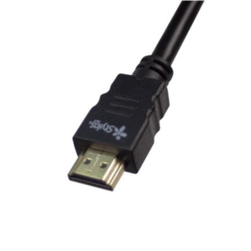 Imagen de Cable Stylos Tech HDMI Punta Chapa Oro 10m Color Negro