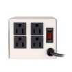 Imagen de Regulador de Voltaje Steren MAX-1000 Metálico 1000W 4 Contactos