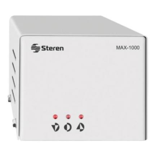 Imagen de Regulador de Voltaje Steren MAX-1000 Metálico 1000W 4 Contactos