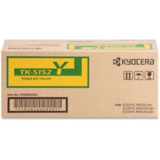 Imagen de Tóner Kyocera TK-5152Y 12K Páginas Compatible P6035cdn/M6035cidn/M6535cidn Color Amarillo