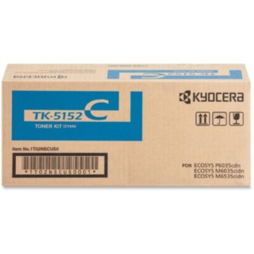 Imagen de Tóner Kyocera TK-5152C 12K Páginas Compatible P6035cdn/M6035cidn/M6535cidn Color Cian