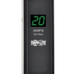 Imagen de Barra PDU Tripp Lite Monofásico 2kW con Medidor Digital Local 6 Tomacorrientes Adaptador L5-20P/5-20P Vertical 61cm