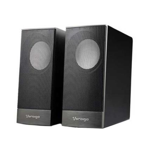 Imagen de BOCINAS VORAGO SPK-106 NEGRO USB PASIVAS PARA COMPUTADORA 2.