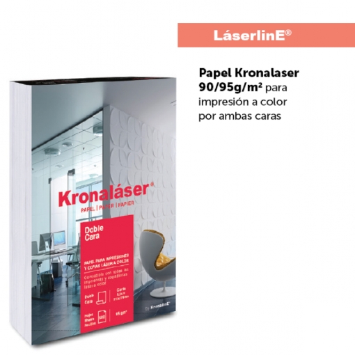 Imagen de PAPEL KRONALASER 90/95g/m² .216 x .34 m