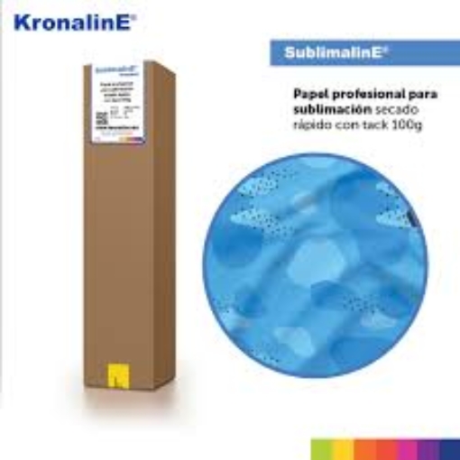 Imagen de PAPEL PROFESIONAL PARA SUBLIMACIÓN SECADO RÁPIDO CON TACK 100g N3” 1.118 x 100 m