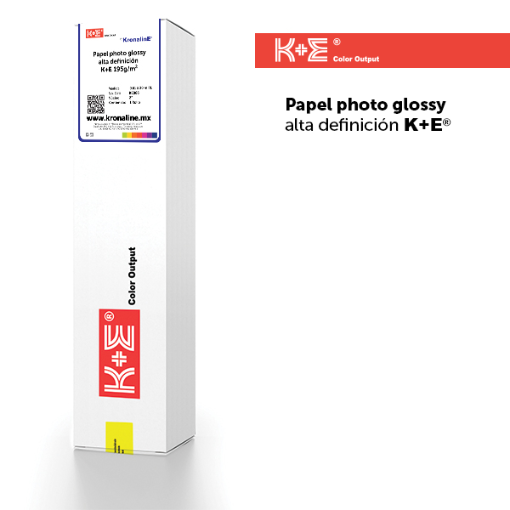 Imagen de PAPEL PHOTO GLOSSY  ALTA DEFINICIÓN 195 g/m²  N2" 1.07 x 30 m