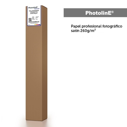 Imagen de PAPEL  PROFESIONAL FOTOGRÁFICO SATÍN 260g/m²  N2" 1.118 x 30 m