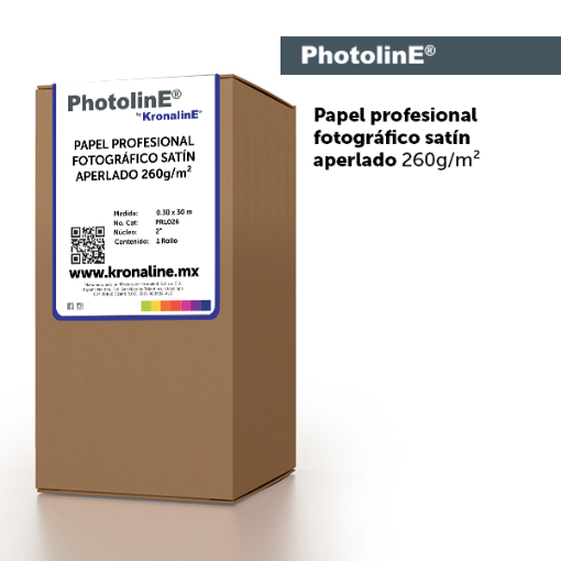 Imagen de PAPEL  PROFESIONAL FOTOGRÁFICO SATÍN APERLADO 260g/m² m2