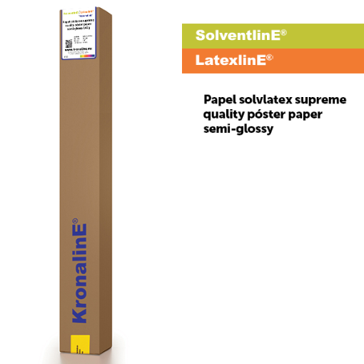 Imagen de PAPEL SOLVLATEX PREMIUM PÓSTER PAPER SEMI-GLOSSY  140  g/m²  N3" 1.524 x 50 m