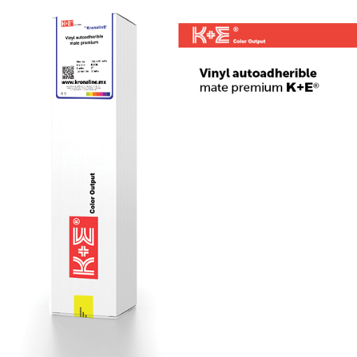 Imagen de VINYL AUTOADHERIBLE MATE PREMIUM K+E  N2” 1.07 x 20 m